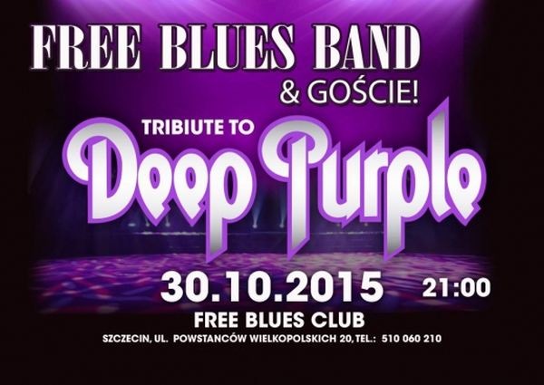Free Blues Band i goście koncert Tribute to Deep Purple 30.10.2015