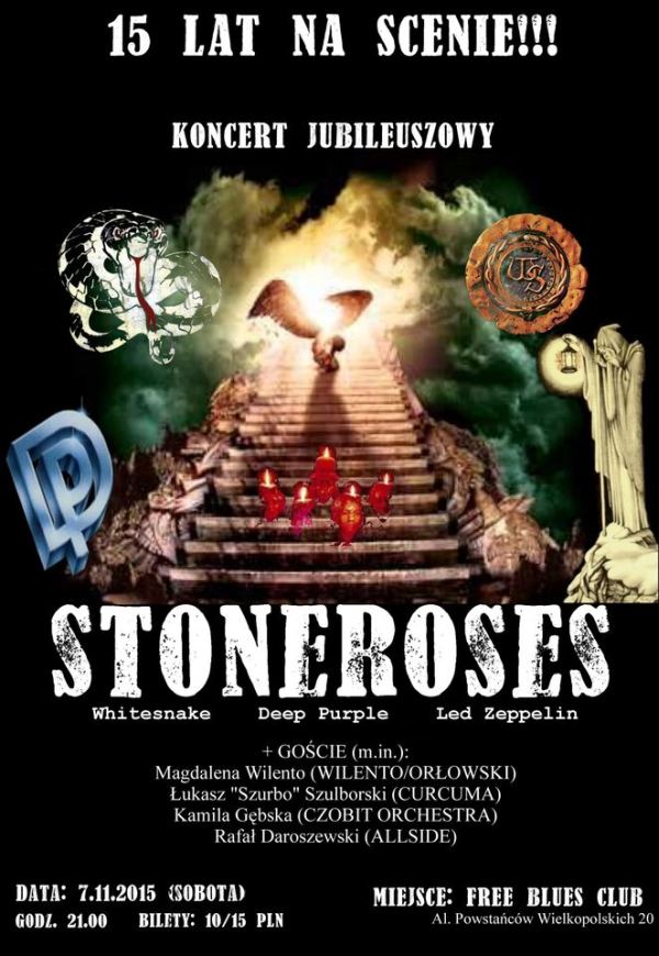 07.11.2015 - koncert Stoneroses - 15 lat na scenie