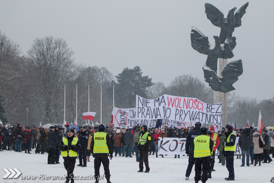 marsz KOD, Szczecin 23.01.2016