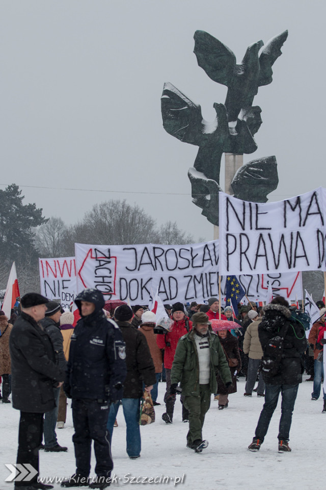 marsz KOD, Szczecin 23.01.2016