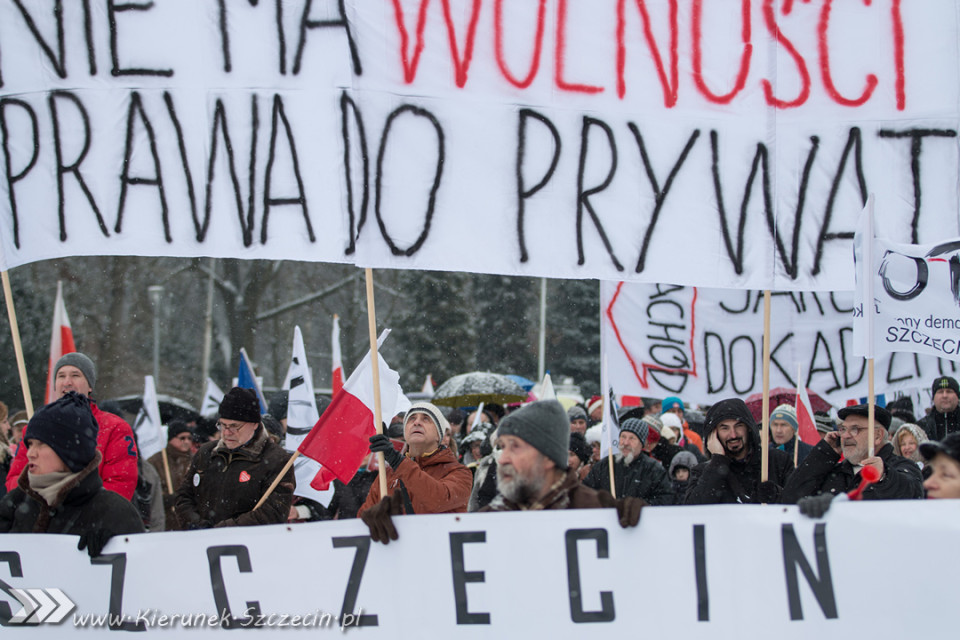 marsz KOD, Szczecin 23.01.2016