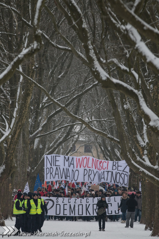 marsz KOD, Szczecin 23.01.2016