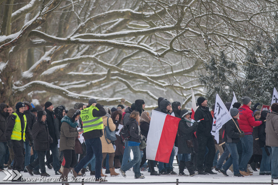 marsz KOD, Szczecin 23.01.2016