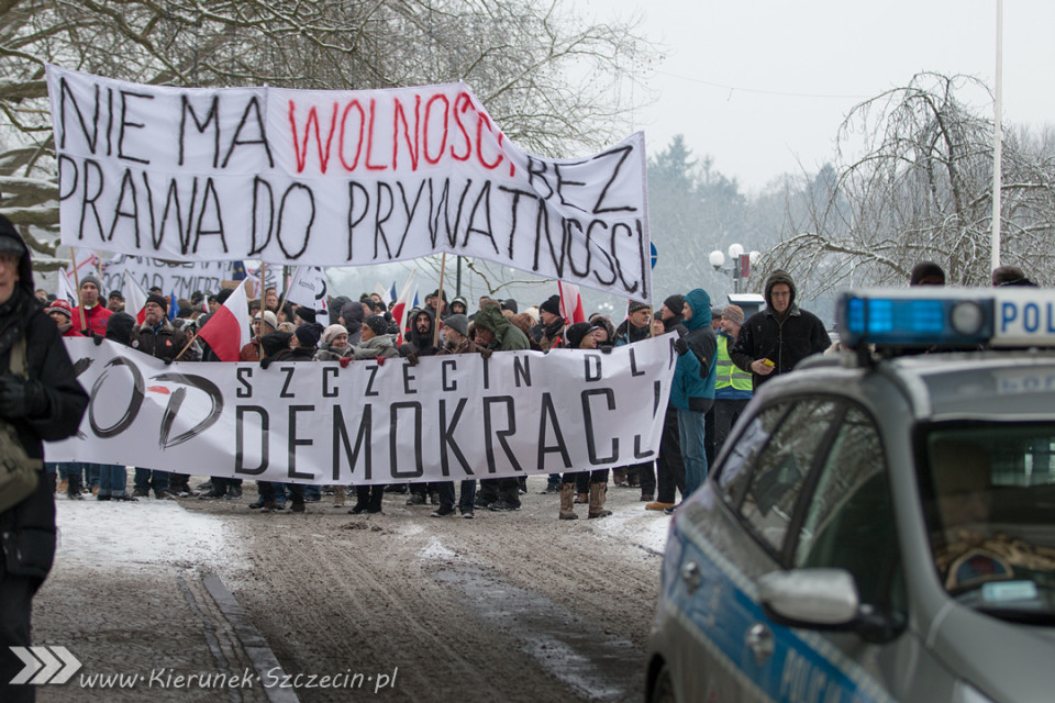 marsz KOD, Szczecin 23.01.2016