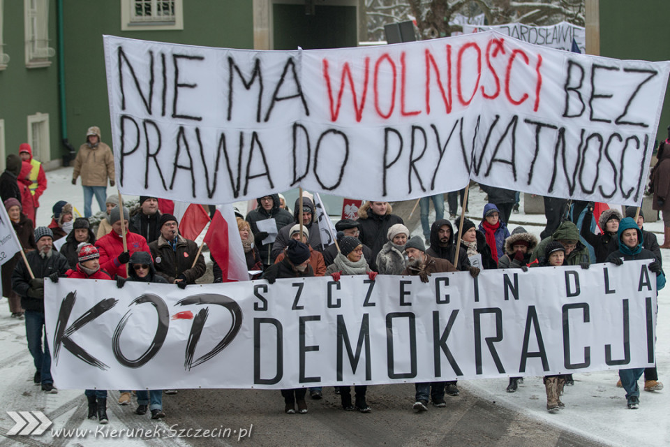 marsz KOD, Szczecin 23.01.2016