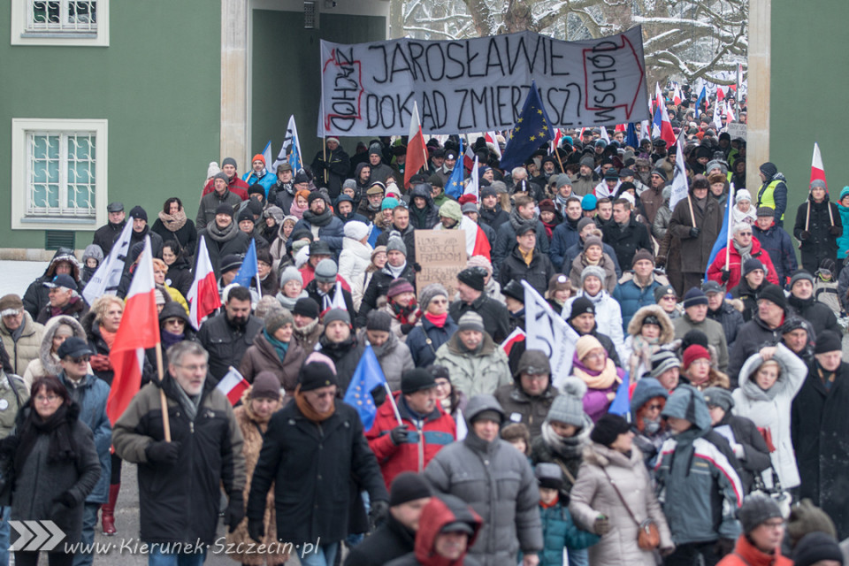 marsz KOD, Szczecin 23.01.2016