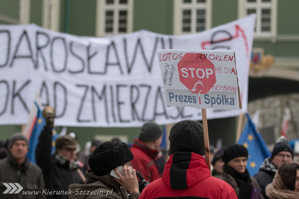 marsz KOD, Szczecin 23.01.2016