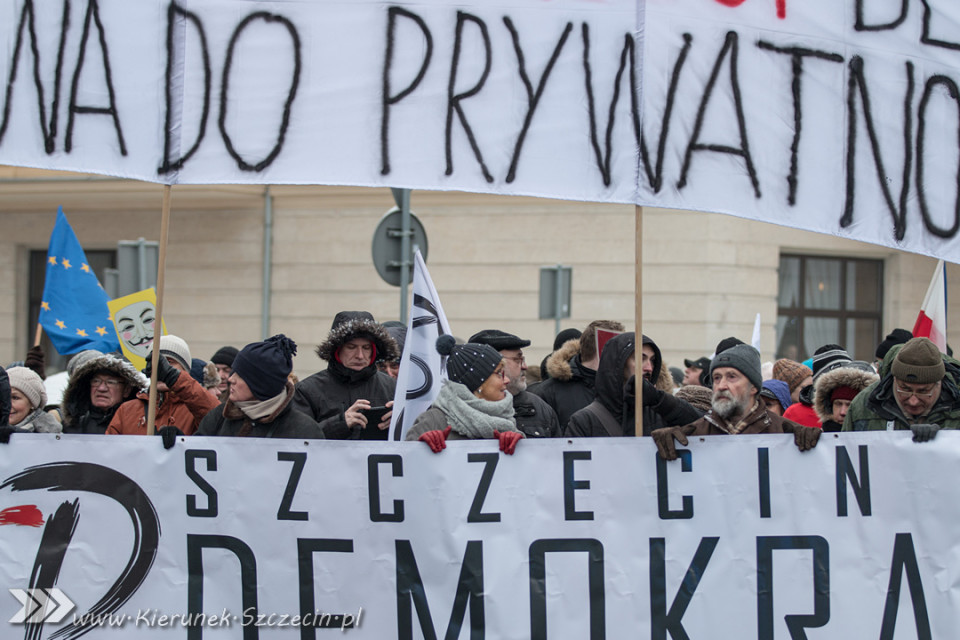 marsz KOD, Szczecin 23.01.2016
