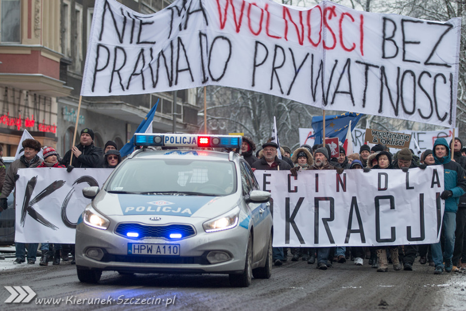 marsz KOD, Szczecin 23.01.2016