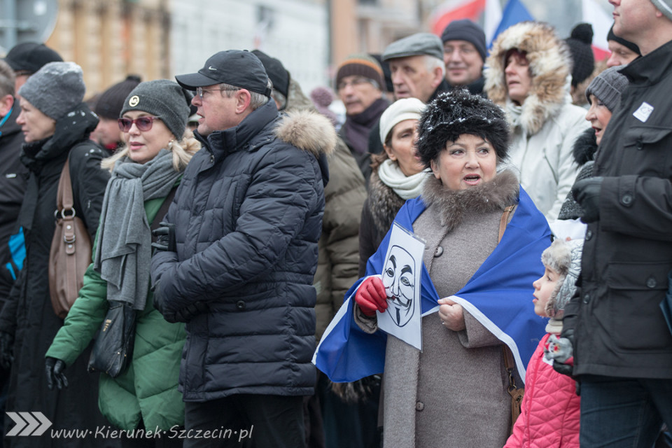 marsz KOD, Szczecin 23.01.2016