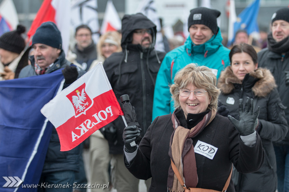 marsz KOD, Szczecin 23.01.2016