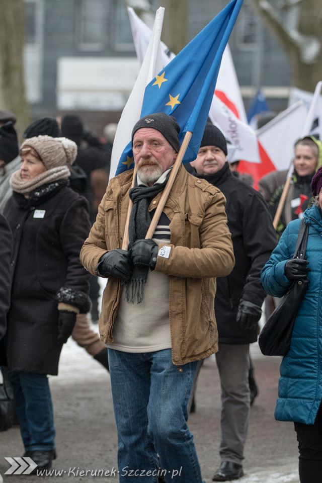 marsz KOD, Szczecin 23.01.2016