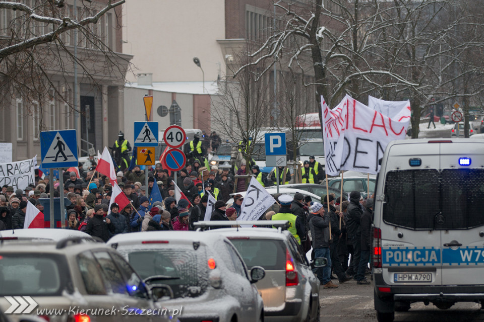 marsz KOD, Szczecin 23.01.2016
