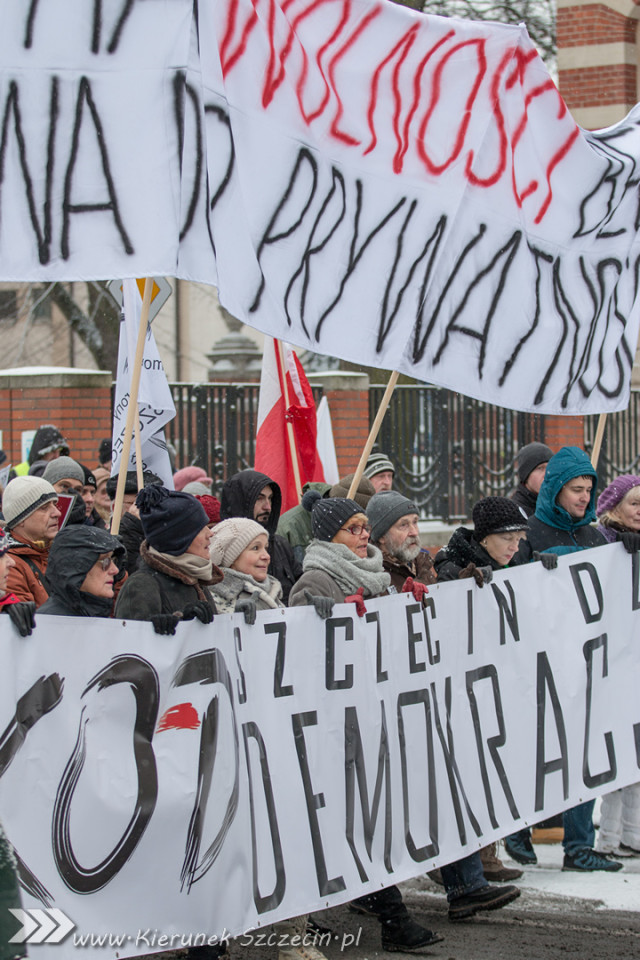 marsz KOD, Szczecin 23.01.2016