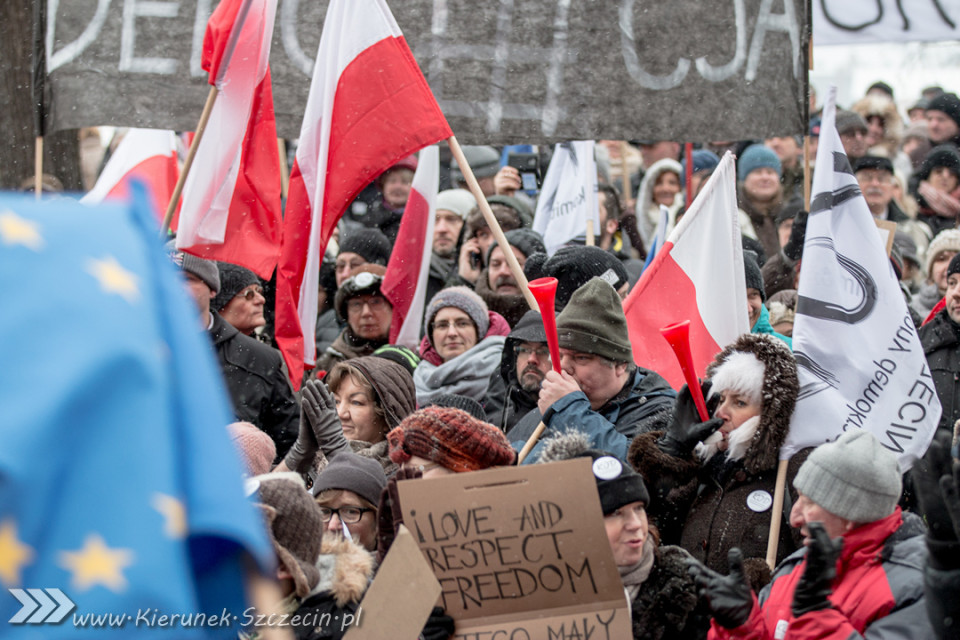 marsz KOD, Szczecin 23.01.2016