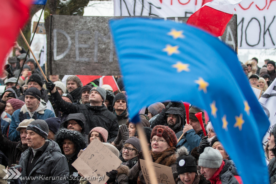 marsz KOD, Szczecin 23.01.2016