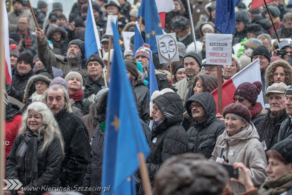 marsz KOD, Szczecin 23.01.2016