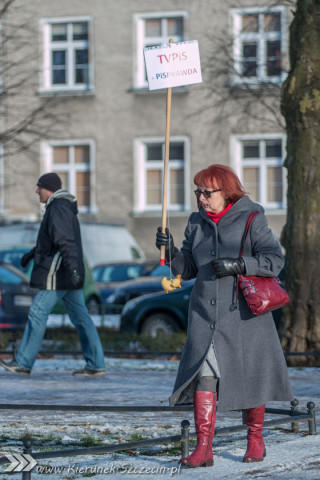 09.01.2016 Manifestacja KOD - wolne media - Szczecin