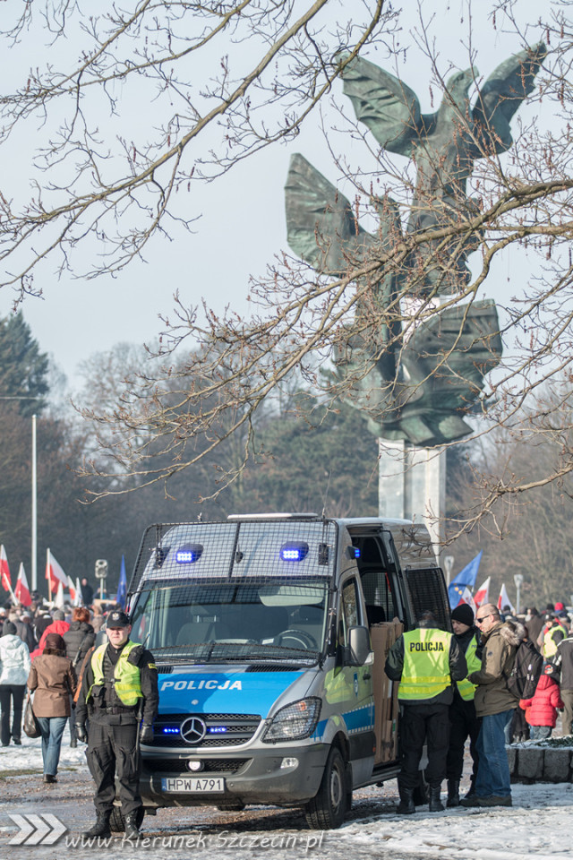 09.01.2016 Manifestacja KOD - wolne media - Szczecin