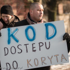 09.01.2016 Manifestacja KOD - wolne media - Szczecin