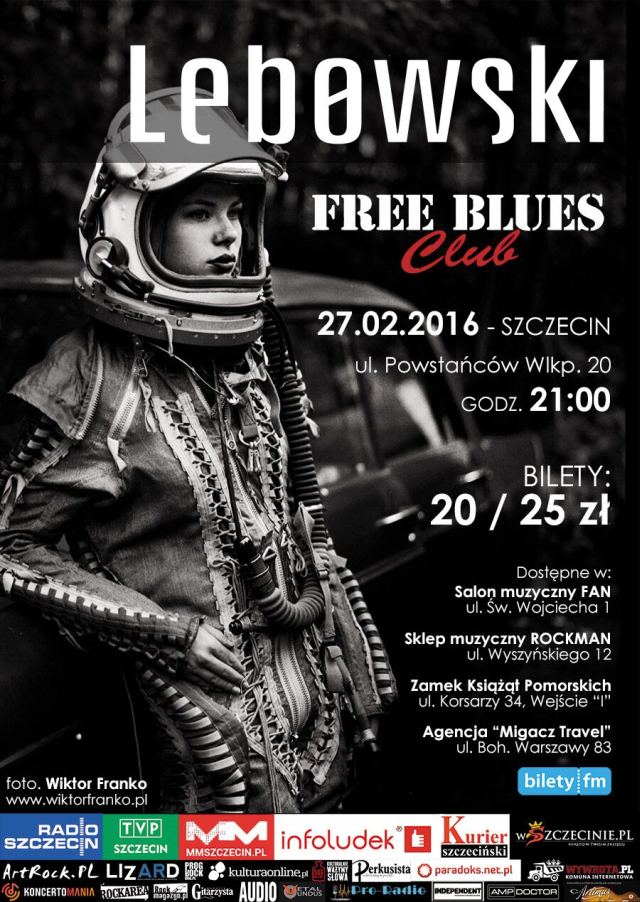 27.02.2016 koncert Lebowski, Free Blues Club w Szczecinie