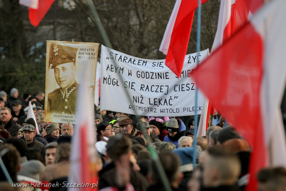Marsz Pamięci Żołnierzy Wyklętych. Szczecin 2016