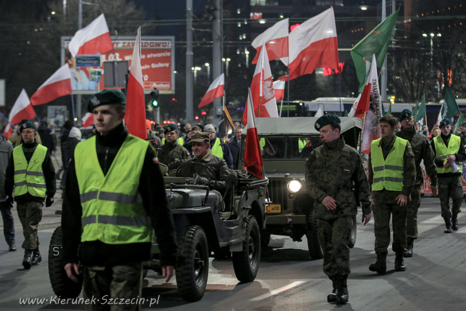 Marsz Pamięci Żołnierzy Wyklętych. Szczecin 2016