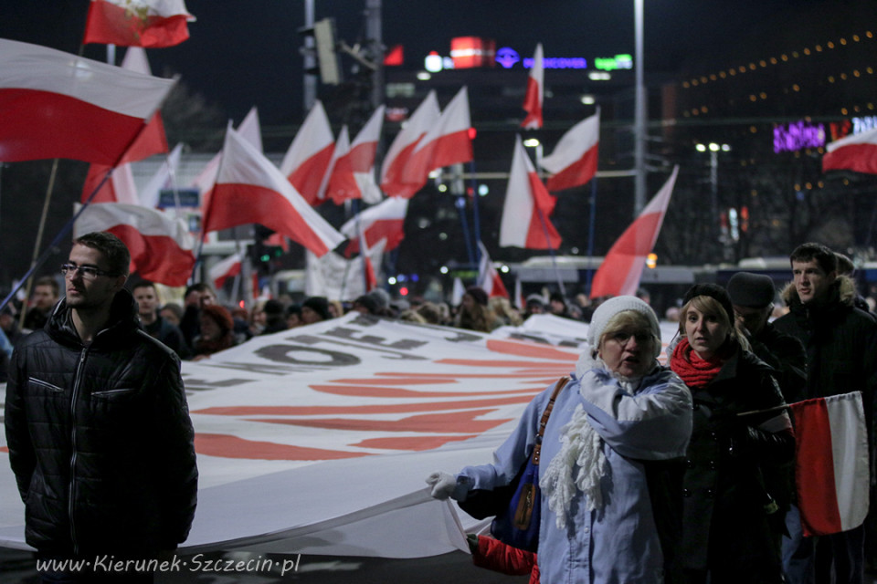 Marsz Pamięci Żołnierzy Wyklętych. Szczecin 2016