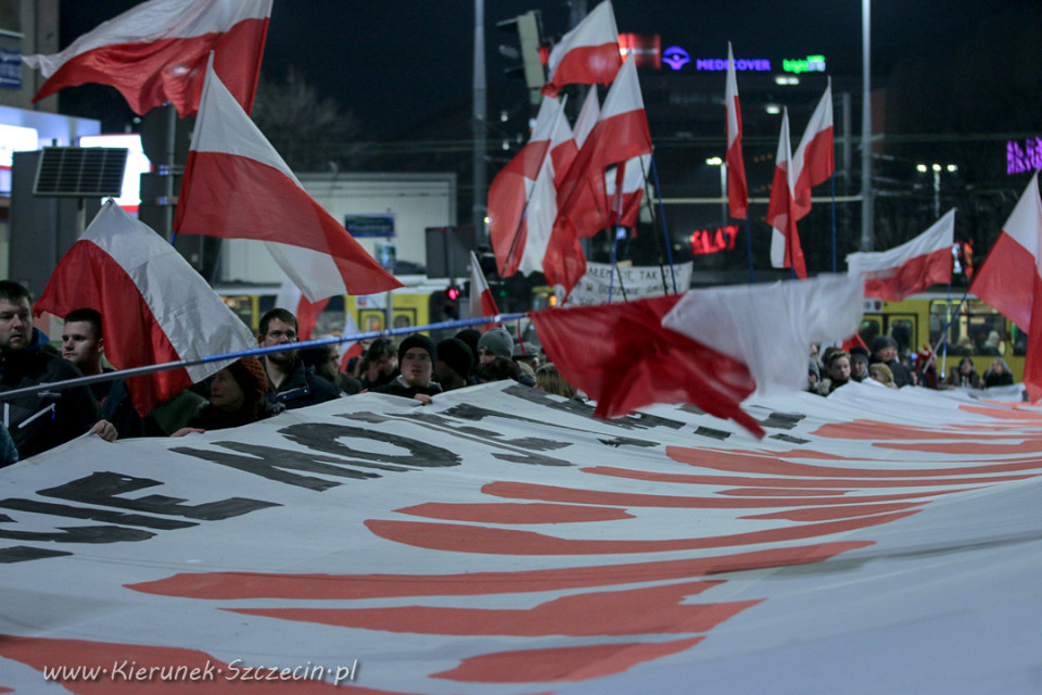 Marsz Pamięci Żołnierzy Wyklętych. Szczecin 2016