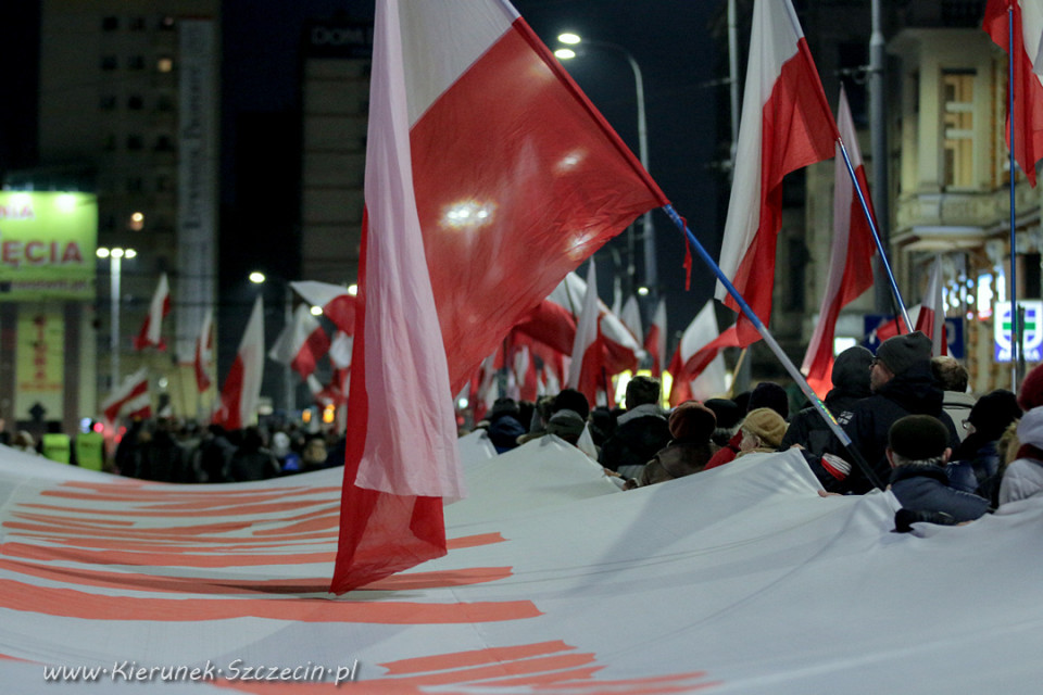 Marsz Pamięci Żołnierzy Wyklętych. Szczecin 2016