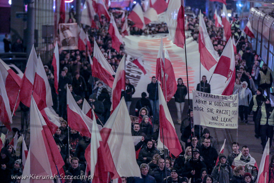 Marsz Pamięci Żołnierzy Wyklętych. Szczecin 2016