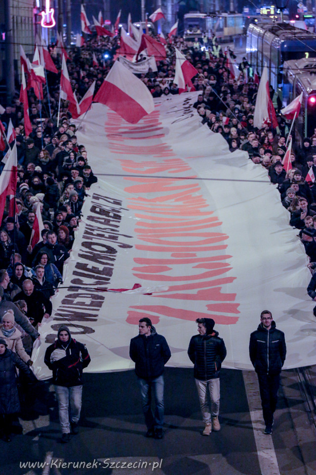 Marsz Pamięci Żołnierzy Wyklętych. Szczecin 2016