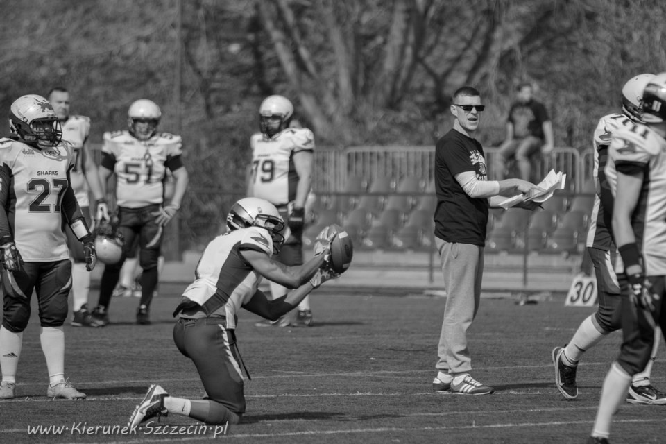09.04.2016 Husaria Szczecin vs Warsaw Sharks fot. © www.kierunek.Szczecin.pl