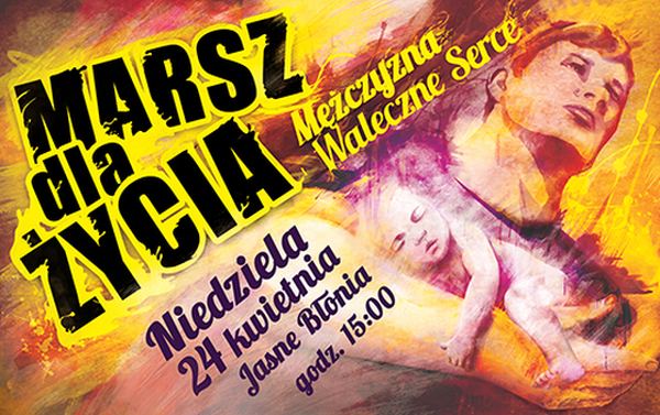 ARCHIWUM. Szczecin. Wydarzenia. 24.04.2016. Marsz dla Życia 2016 w Szczecinie @ Jasne Błonia