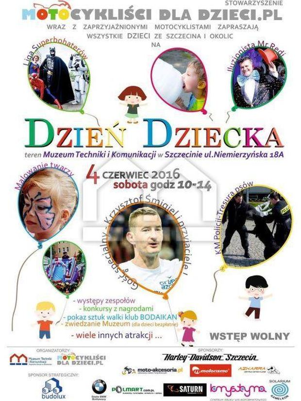 ARCHIWUM. Szczecin. Wydarzenia. 04.06.2016. Motocyklowy Dzień Dziecka @ Muzeum Techniki i Komunikacji