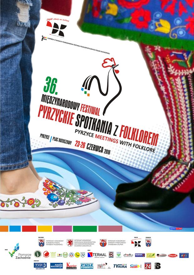 ARCHIWUM. Pyrzyce. Imprezy. Wydarzenia. 23-26.06.2016. XXXVI Międzynarodowy Festiwal Pyrzyckie Spotkania z Folklorem @ Plac Ratuszowy