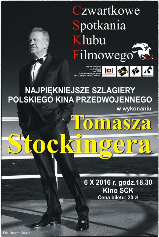 2016 10 06 koncert Najpiękniejsze szlagiery polskiego kina przedwojennego w wykonaniu Tomasza Stockingera