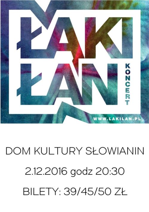 ARCHIWUM. Szczecin. Koncerty. 02.12.2016. Łąki Łan. @ Dom Kultury Słowianin