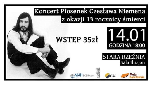 ARCHIWUM. Szczecin. Koncerty. 14.01.2017. Koncert piosenek Czesława Niemena @ Stara Rzeźnia