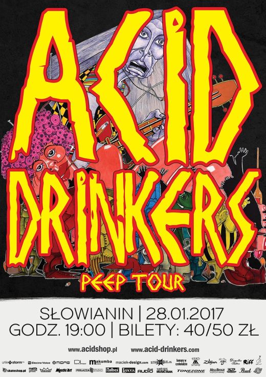ARCHIWUM. Szczecin. Koncerty. 28.01.2017. Acid Drinkers – Peep Tour @ Dom Kultury Słowianin
