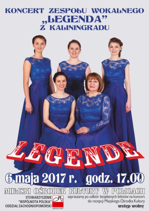 06.05.2017 koncert zespołu Legenda z Kaliningradu