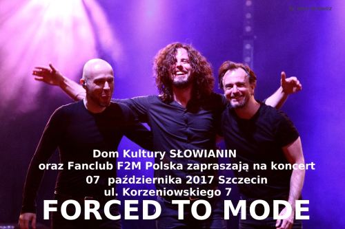 07.10.2017 koncert Forced to Mode w Szczecinie