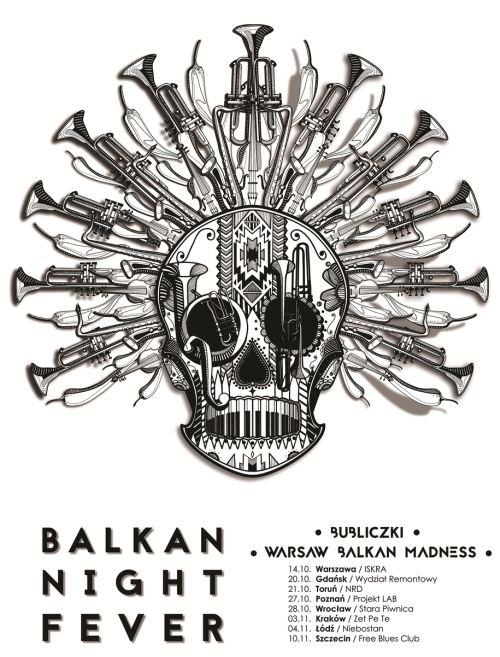 ARCHIWUM. Szczecin. Koncerty. ♪ 10.11.2017. Bubliczki Balkan Night Fever vol. 2 @ Free Blues Club