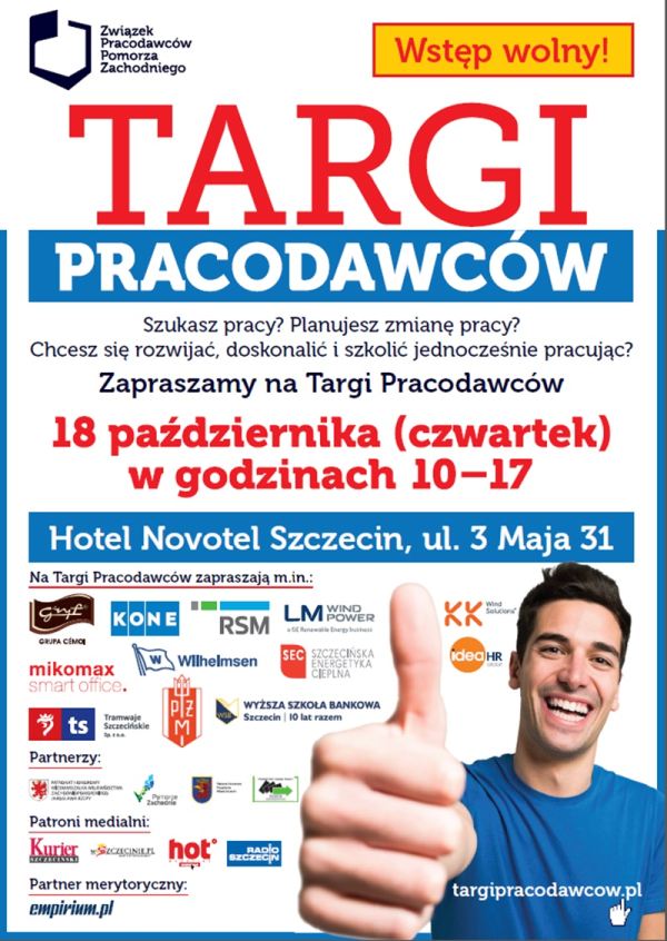 ARCHIWUM. Szczecin. Targi. Wydarzenia. 18.10.2018. Targów Pracodawców @ Hotel Novotel