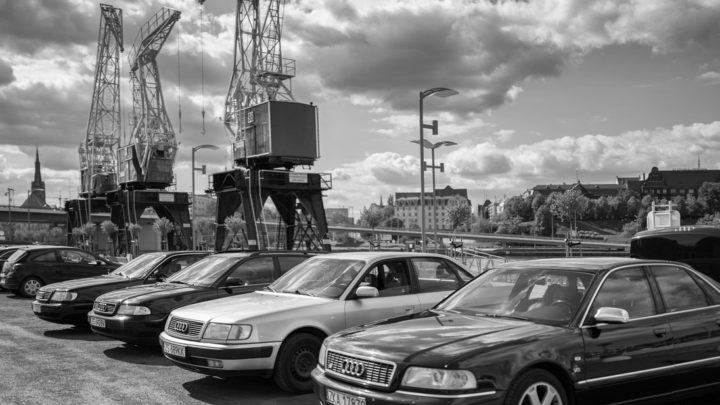 Szczecin. FOTOREPORTAŻ. 05.05.2019. Zlot Władców czterech pierścieni, czyli Majówka z klasycznymi pojazdami marki Audi @ Łasztownia