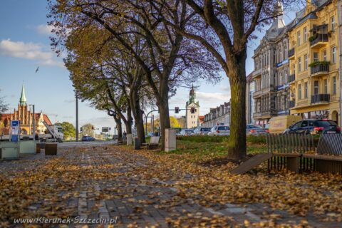 Fotografia. Szczecin na co dzień 03.11.2020. Aleja Kwiatowa w Szczecinie