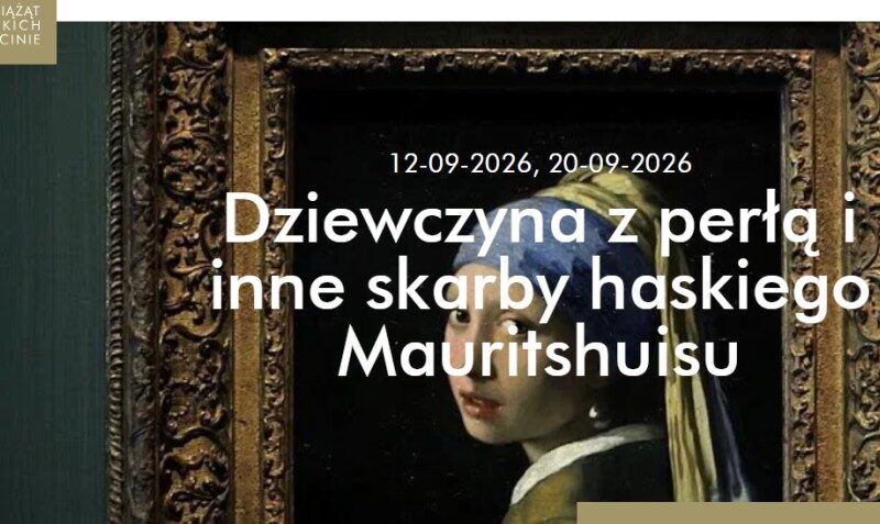 Dziewczyna z perłą” i skarby Mauritshuisu w Kinie Zamek