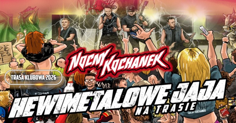 Nocny Kochanek, trasa klubowa 2026, koncert w Szczecinie