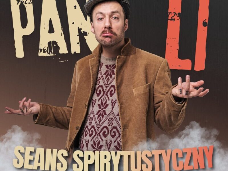 Seans spirytustyczny – komediowy spektakl iluzji – grafika wydarzenia w Szczecinie