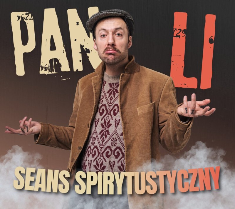 Seans spirytustyczny – komediowy spektakl iluzji – grafika wydarzenia w Szczecinie